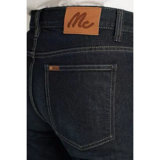 Mc JEANS (แม็คยีนส์) กางเกงยีนส์ผู้ชาย กางเกงยีนส์ทรงกระบอกเล็ก เอวกลาง Slim Jeans สียีนส์เข้ม MBIP188