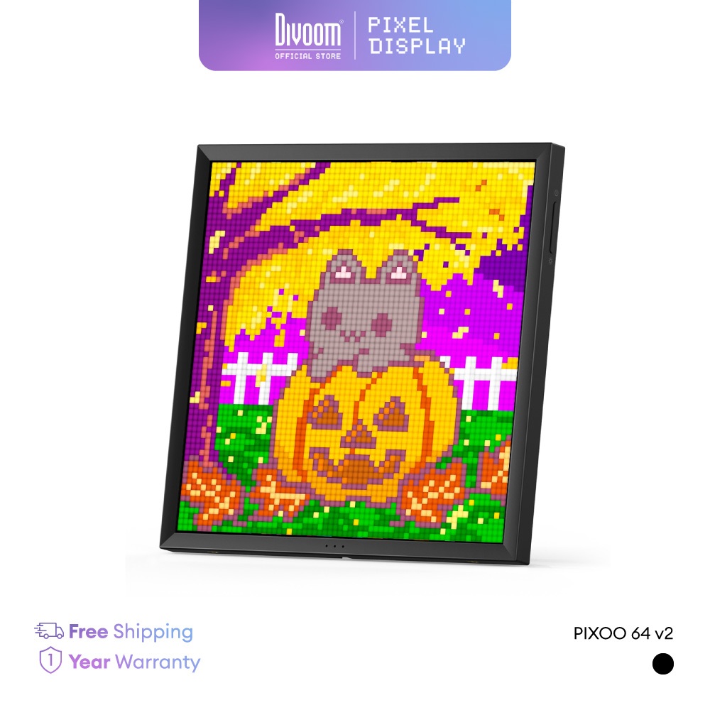 Divoom Pixoo-64 V2 กรอบแสดงผลพิกเซลอัจฉริยะผ่าน Wi-Fi