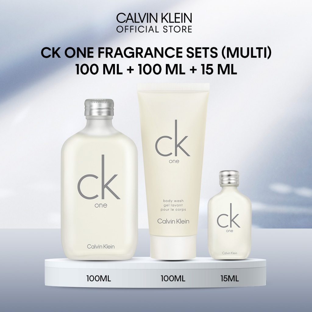 CALVIN KLEIN FRAGRANCES CK One Fragrance Sets (Multi) 100 ML + 100 ML + 15 ML