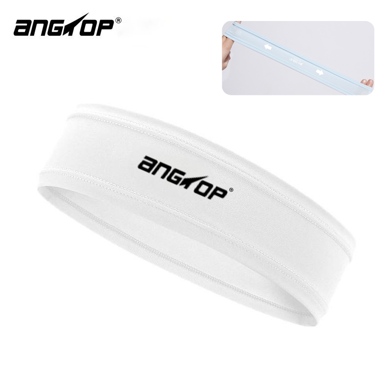 ANGTOP ผ้าคาดหัวกีฬา วัสดุเส้นใยเย็น มีความยืดหยุ่นสูง แห้งเร็ว Sports Headbands ใช้ได้ทั้งชายหญิง
