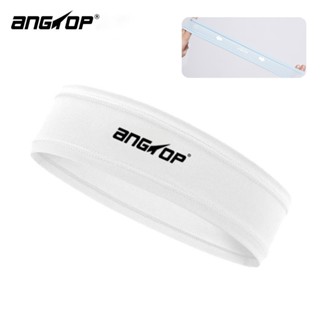 ANGTOP ผ้าคาดหัวกีฬา วัสดุเส้นใยเย็น มีความยืดหยุ่นสูง แห้งเ…