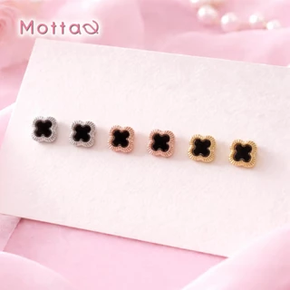 Motta Earring ต่างหูติดหูชุบทองคำขาว ดีไซน์ทันสมัย เข้ากับทุกลุค