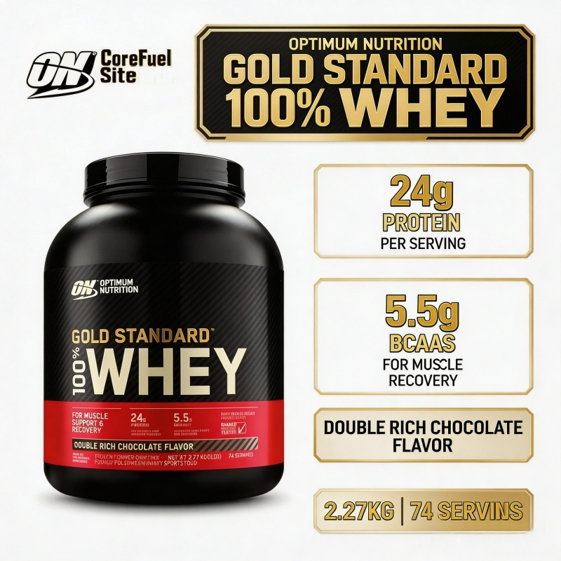 ON Gold Standard 100% Whey เวย์โปรตีน โปรตีนสูง ไขมันต่ำ รสชาติอร่อย ชงง่าย