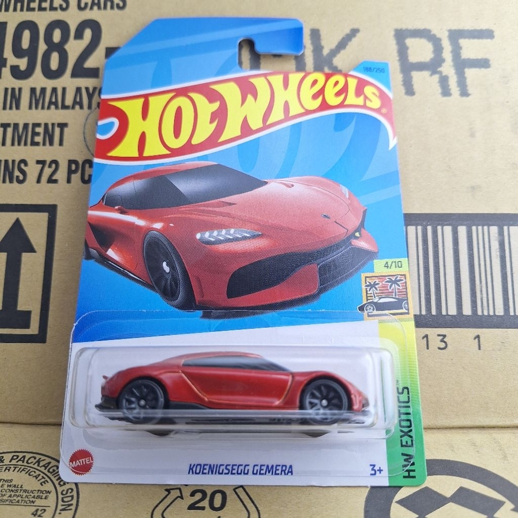 รถเหล็ก Hotwheels KOENIGSEGG GEMERA 188/250 (kg33)