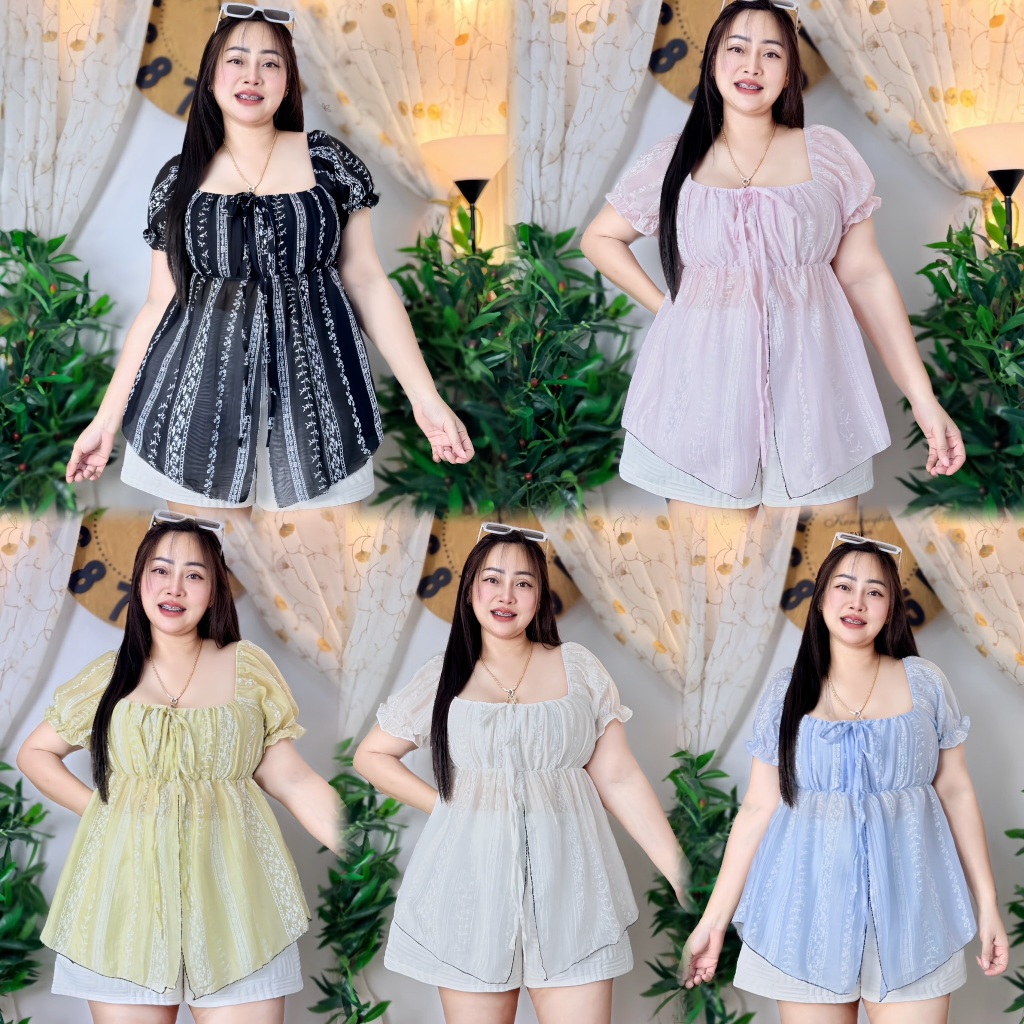 เสื้อสาวอวบ**ร้าน ต๋องปอแฟชั่น** อก34-46 ยาว 25  หน้าผ้า50  รอบแขน22  ผ้าโรซี่  รุ่น มิเกล ราคา ถูกที่สุด ดีลบีเคเค แกลเลอรีภาพที่ 5