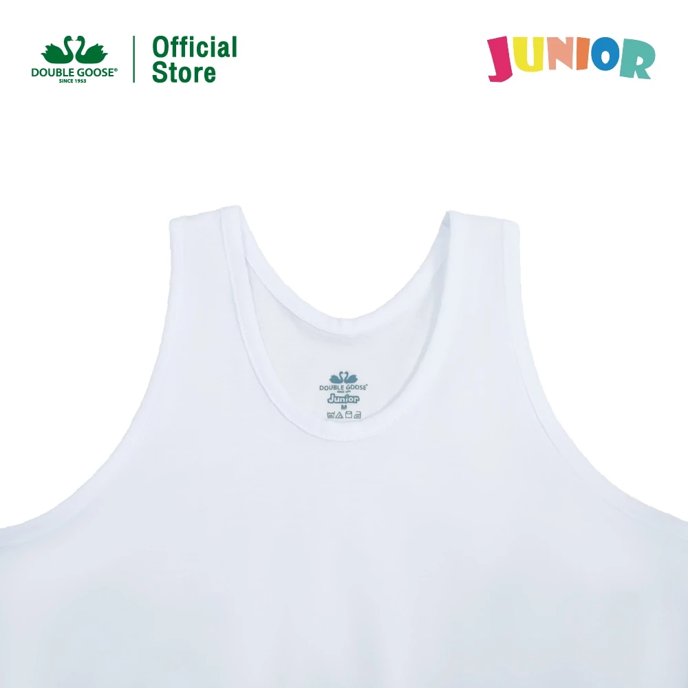 ห่านคู่ เสื้อกล้าม เด็กชาย สีขาว Junior Collection thumbnail 4