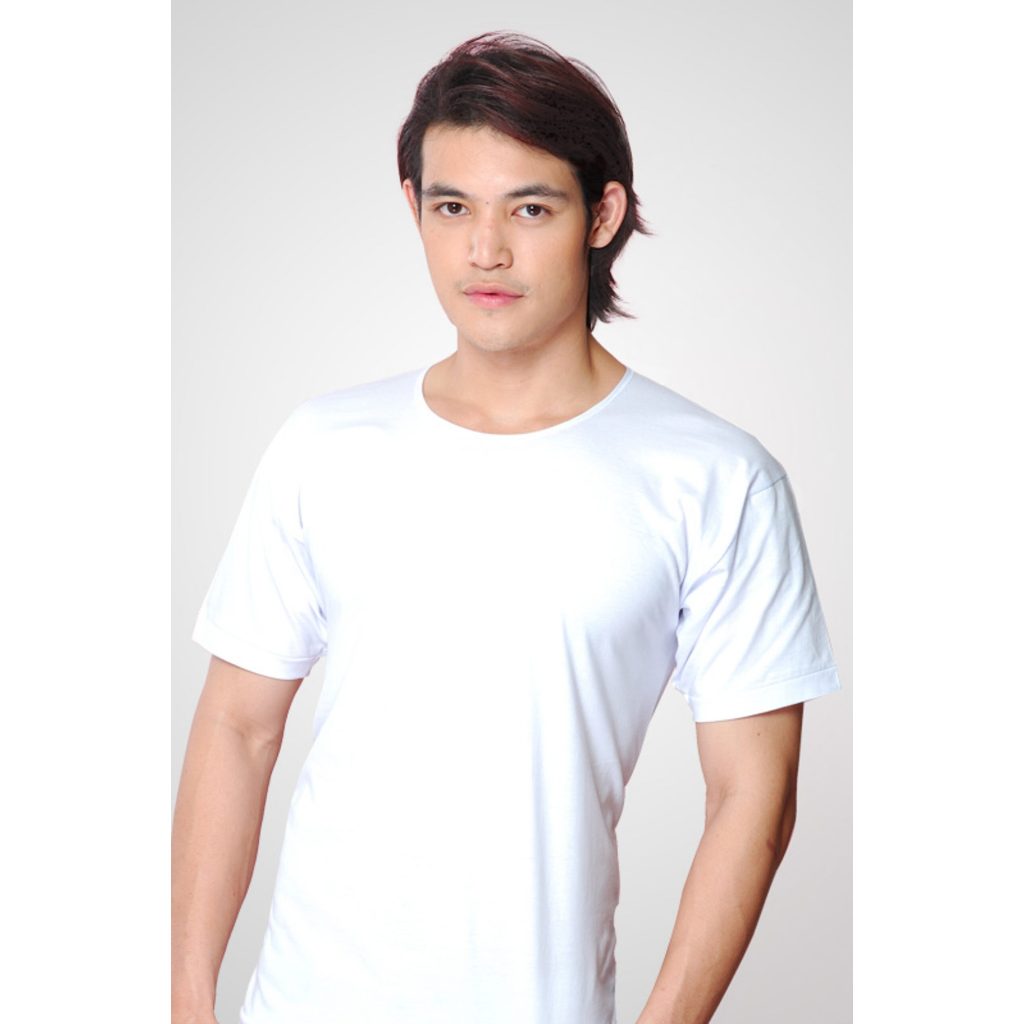เสื้อคอกว้างสีขาว (Neckband Free White)