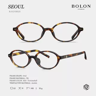ANZ STUDIO | กรอบแว่นตา BOLON S/S 2026 รุ่น SEOUL BJ5213 ทรง Oval เรียบหรู น้ำหนักเบา ของแท้ รับประกัน 1 ปี
