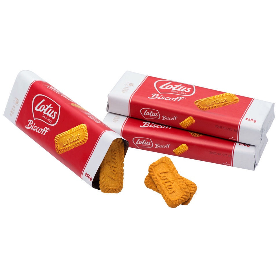 Lotus Biscoff Biscuit โลตัสบิสคอฟ บิสกิตคาราเมล ขนาด 250 กรัม