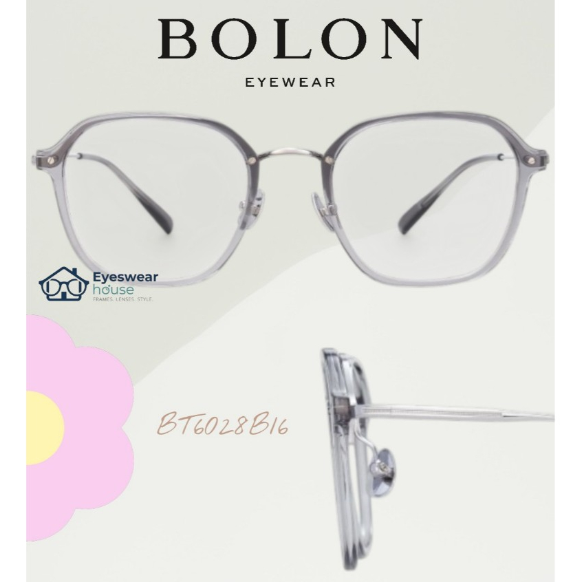 กรอบแว่นตา BOLON (BT6028) พร้อมเลนส์สายตา