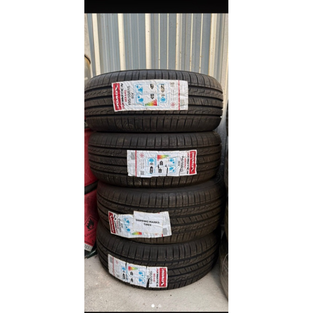 ยางใหม่ 195/55/15 RoadX MD440 ปี25 ราคาต่อเส้น