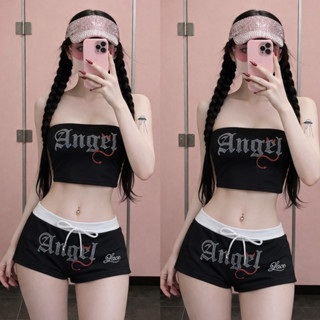 ชุดเซต 2 ชิ้น🌸[ลด50%]รุ่นขายดี เกาะอก+กางเกงผ้าใส่สบาย