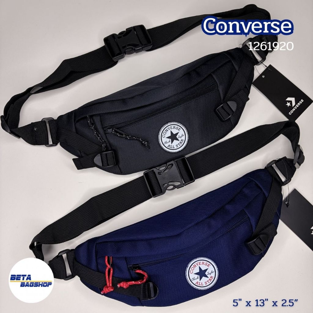 CONVERSE CORE ESSENTIALS WAIST BAG กระเป๋าคาดอก/คาดเอว Converse แท้ 100% รุ่น 1261920