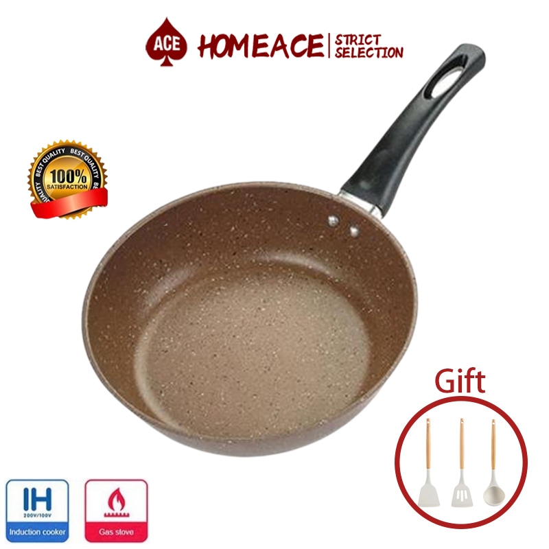 HOME ACE กระทะไม่ติด,กระทะอบอเนกประสงค์ในครัว,เหมาะสำหรับอุปกรณ์ทำอาหารที่บ้าน,กระทะ 20CM/24CM/28CM