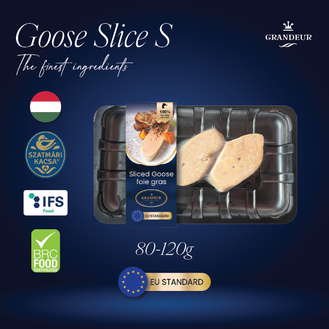 Goose Foie gras ฟัวกราส์ตับห่านสไลด์ ฟัวกราส์เกรดพรีเมี่ยม 2 ชิ้น