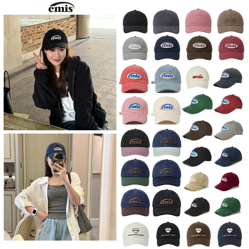 หมวก แท้ EMIS WAPPEN BALL CAP หมวกเบสบอล หมวกเกาหลี