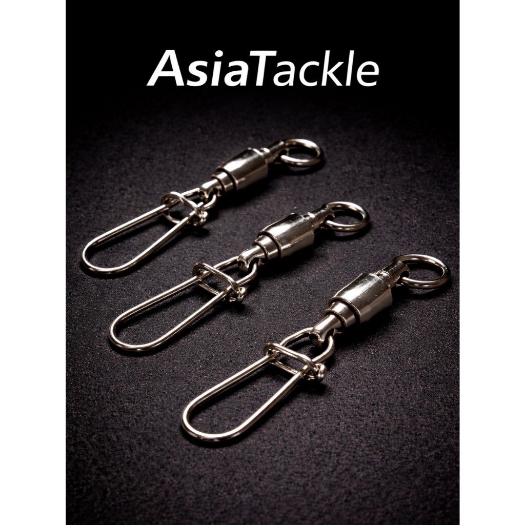 A-ACC Ball Bearing Swivel พร้อมกิ๊ป สแตนเลส หมุนลื่น แข็งแรง สำหรับเหยื่อตกปลา