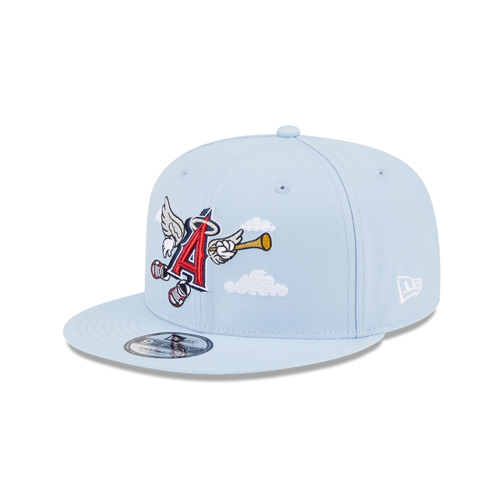 New Era หมวกรุ่น LOS ANGELES ANGELS MLB CARTOON SOFT BLUE 9FIFTY CAP