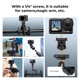 K&F CONCEPT Magnetic Quick Release Adapter Mount อะแดปเตอร์ยึดแบบปลดเร็ว สําหรับ DJI Action3/4/5 PRO