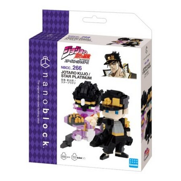 Kawada nanoblock Jojo NBCC_266 Jotaro Kujo / Star Platinum 4972825234655 (นาโนบล็อค)