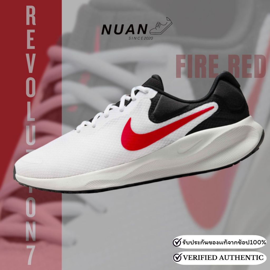 🔥ลดเพิ่ม 15-20% ทักแชท🔥 Nike Revolution 7 FB2207-001,FB2207-005,FB2207-100,FB2207-102 การันตี ของเเท้ 100% รองเท้าวิ่ง รูปที่ 6