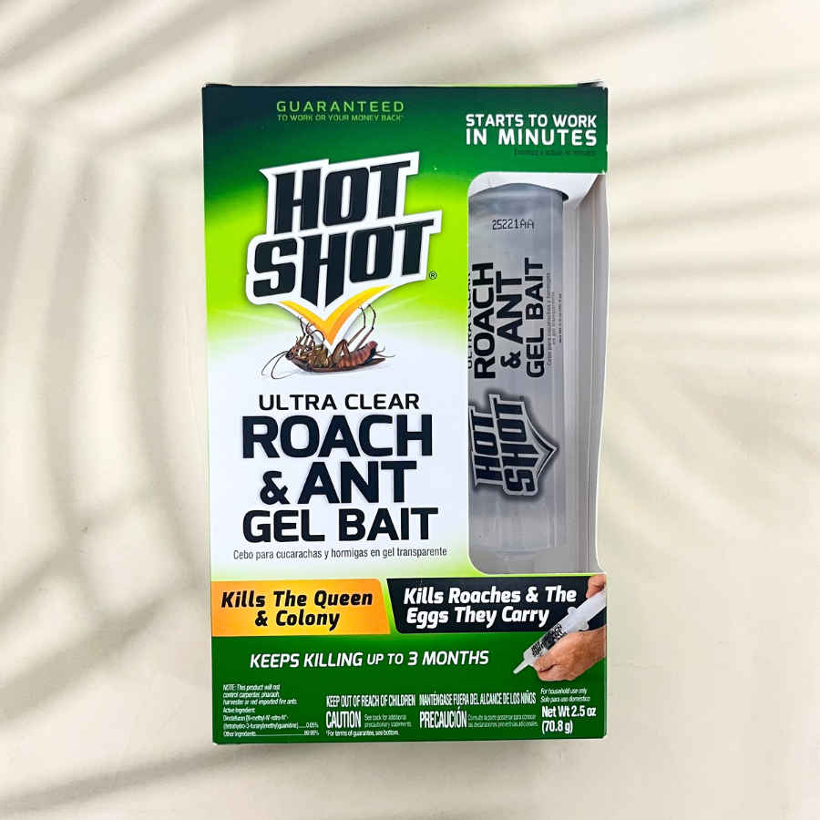 [Hot Shot®] Ultra Clear Roach & Ant Gel Bait 70.8 g เจลใสกำจัดแมลงสาบ & มด ภายในอาคาร