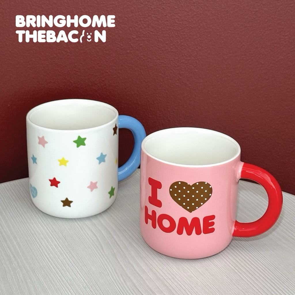 Bringhome Mug แก้วน้ำเซรามิค เข้าไมโครเวฟได้