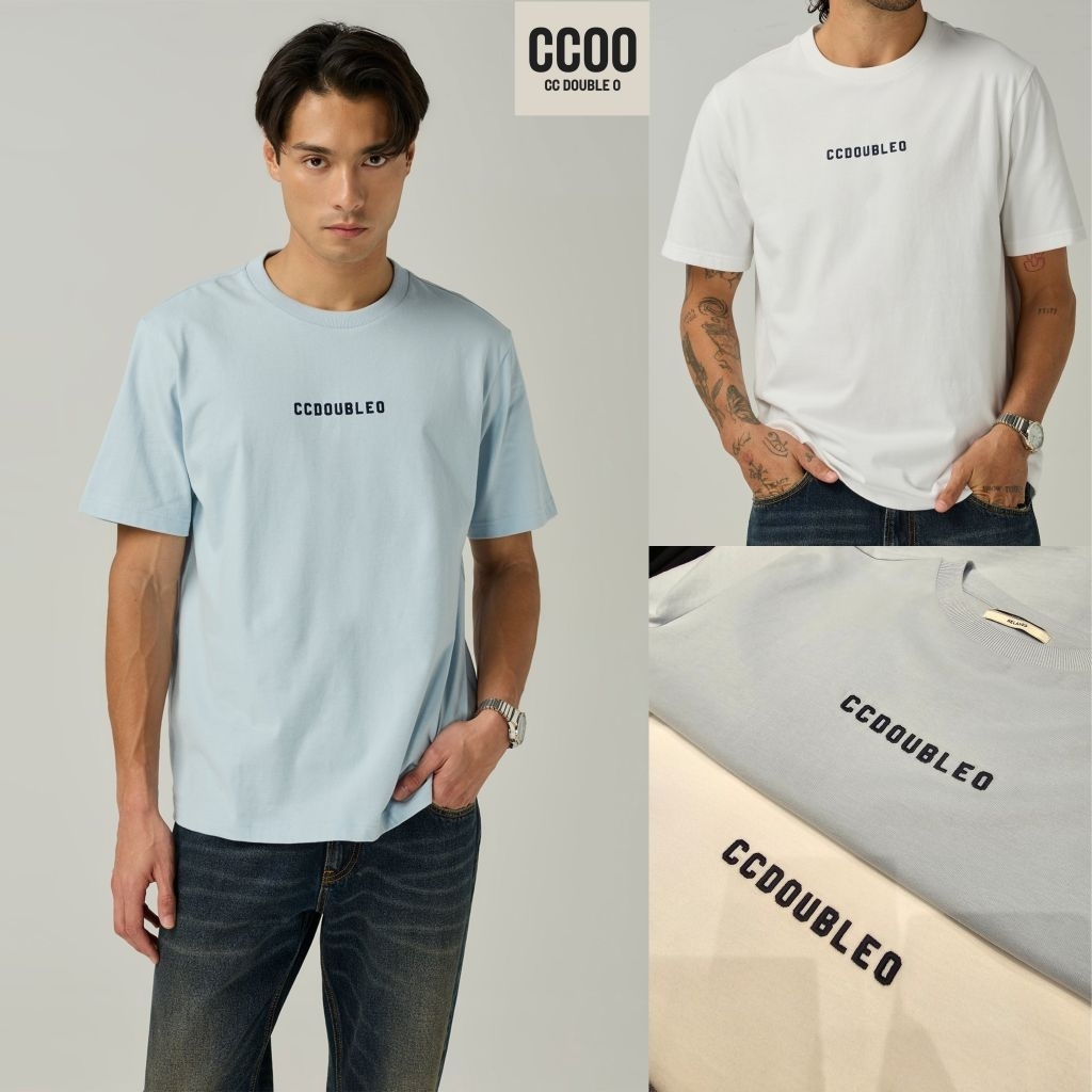💥CC-OOแท้100%💥เสื้อยืดCC Double O เสื้อยืดผู้ชาย ไซส์ S-XXL