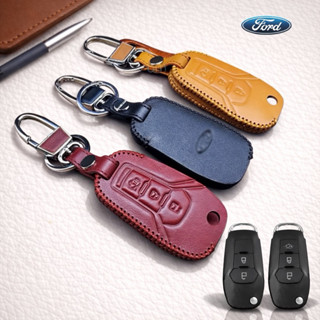 ซองหนังแท้ ใส่กุญแจรีโมทรถยนต์ หนังลาตินั่มคอร์ All New Ford…