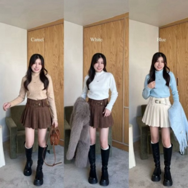 ส่งต่อ beberlin เสื้อไหมพรมคอเต่า