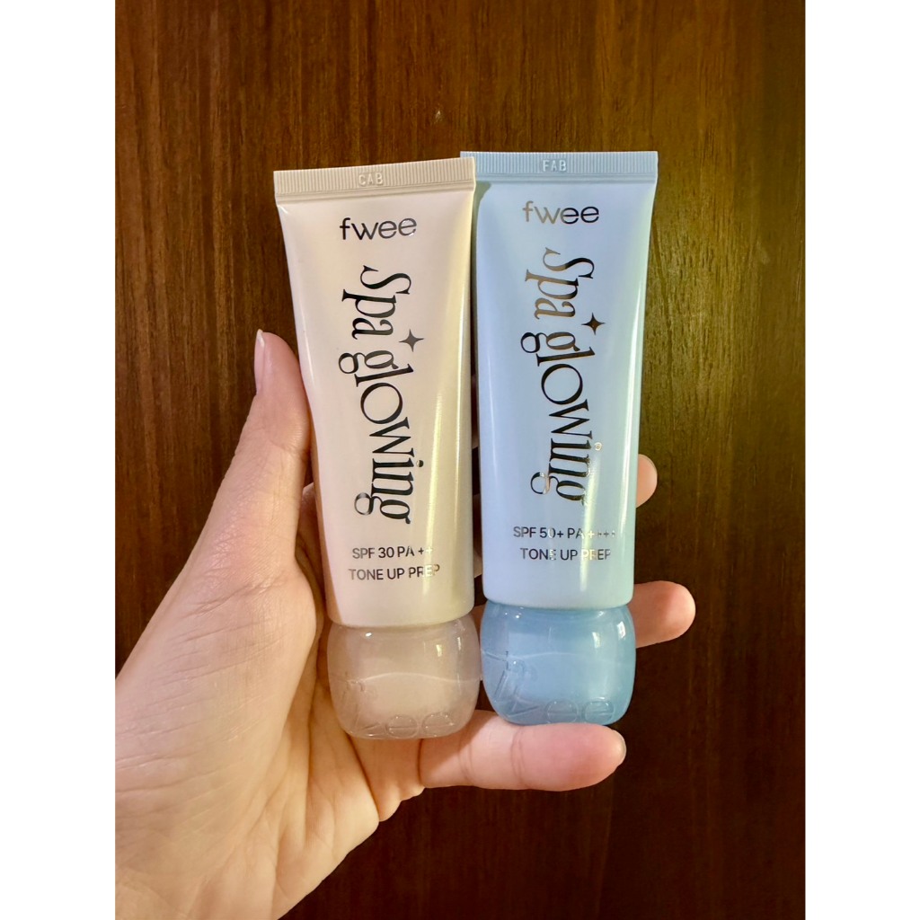 [พร้อมส่ง/แท้] โกลว์เบส Fwee SpaGlowing UV ทั้ง 2 สูตร (Semi / Wet Dewy)
