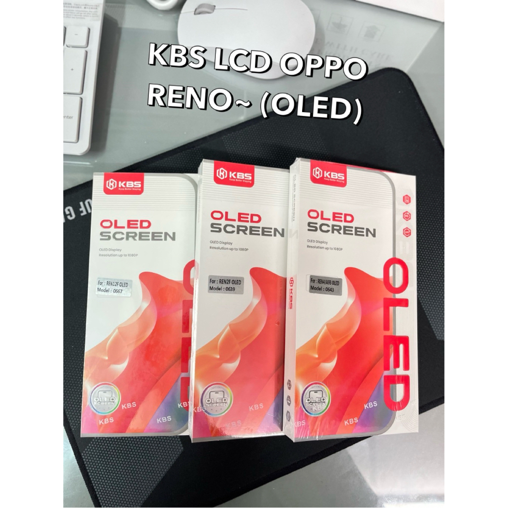 KBS LCD OPPO RENO4,RENO2F,RENO12F OLED จอ+ทัช แถมฟรีชุดไขควง