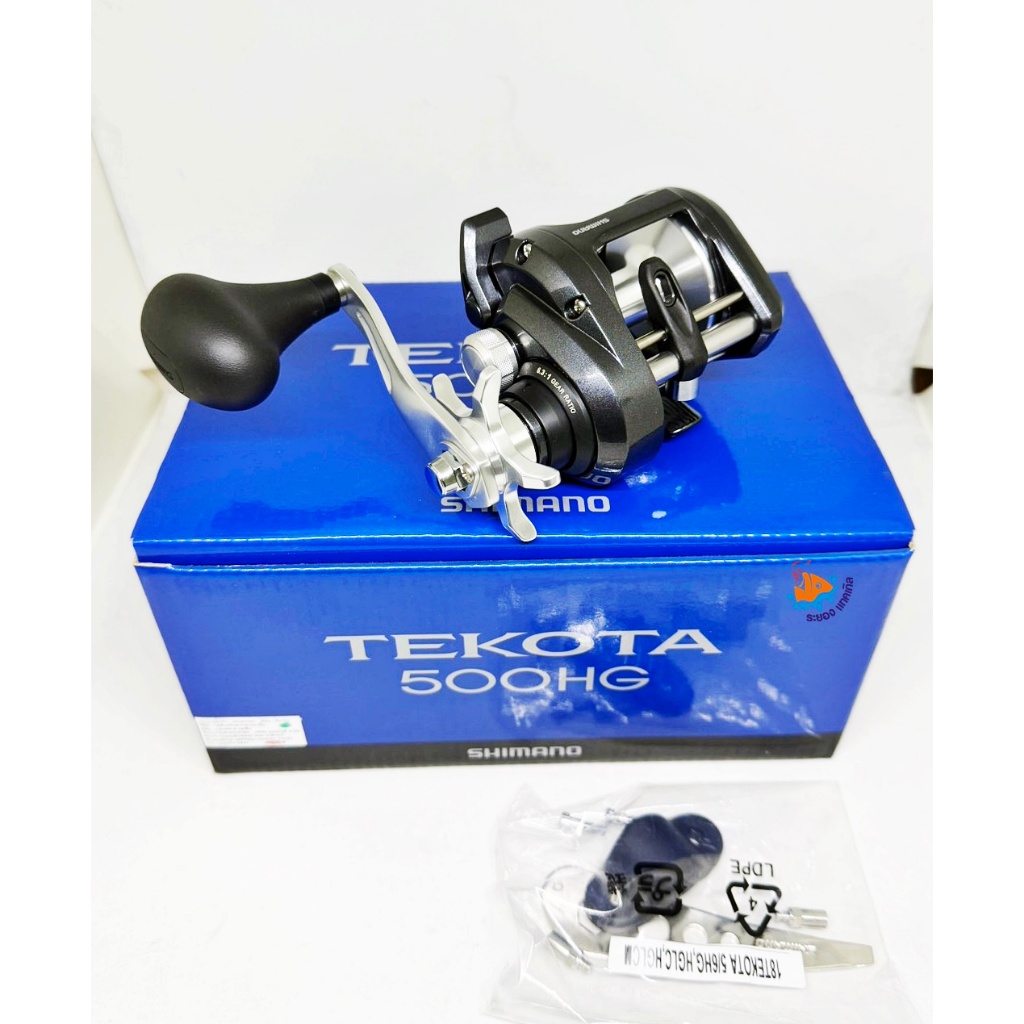 รอกเบทแคสติ้ง SHIMANO TEKOTA HG ตกปลาทะเล หรือปลาบึก  มีประกันจากบริษัท