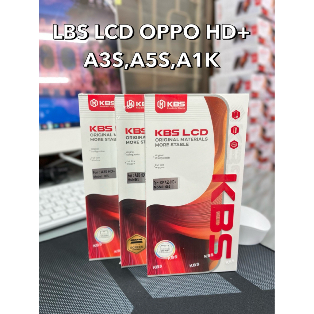 KBS LCD OPPO HD+ OPPOA3S,OPPOA5S,OPPO A1K จอ+ทัช แถมฟรีชุดไขควง
