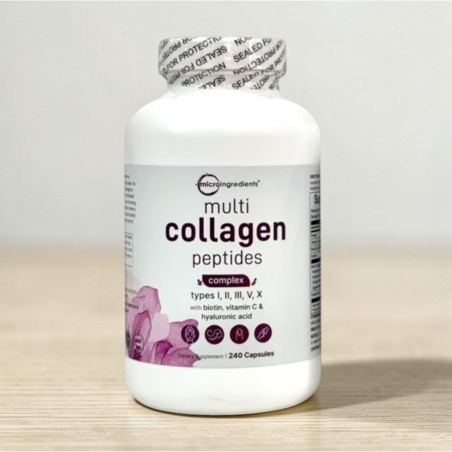 MicroIngredients Multi Collagen Peptides Complex  จำนวน 240 แคปซูล