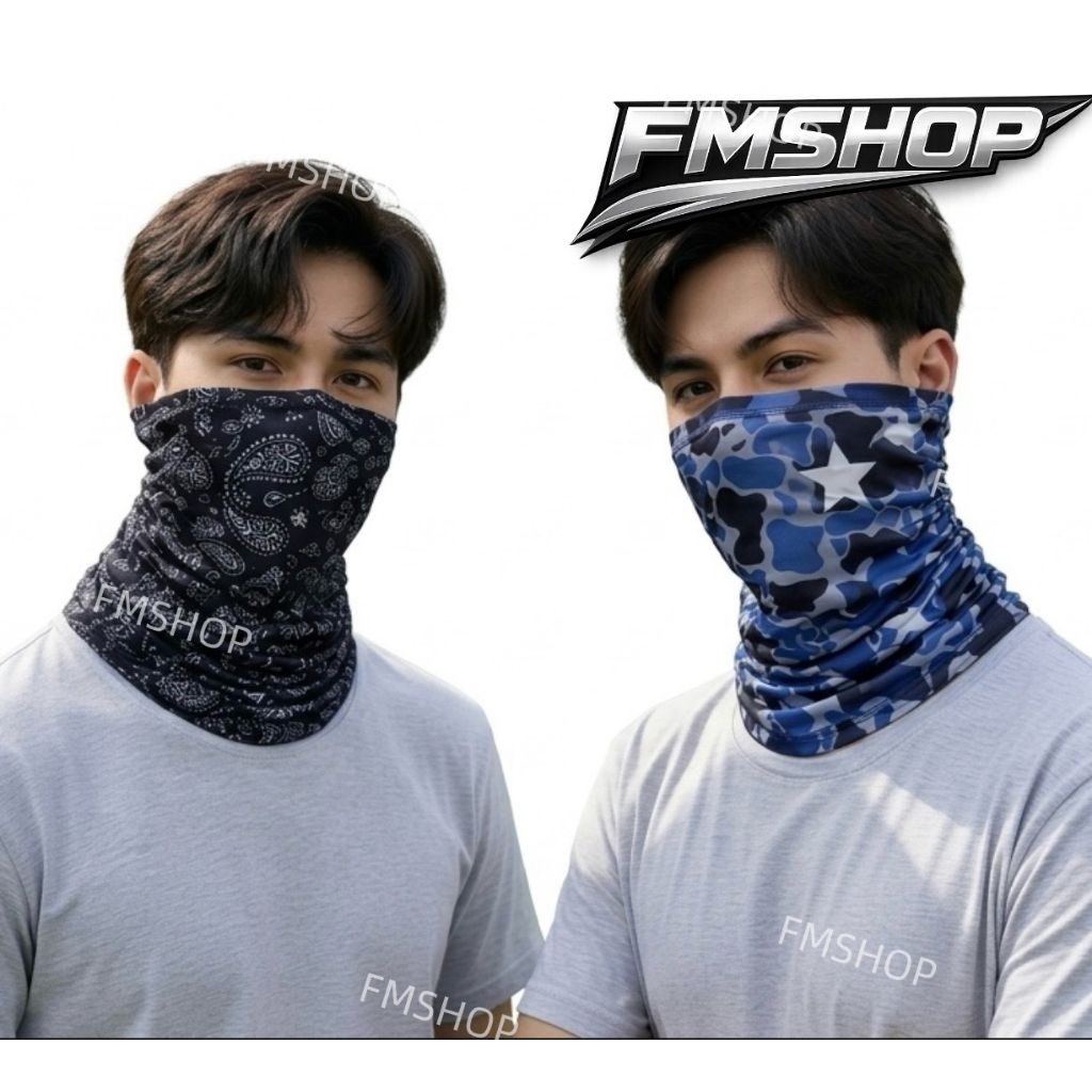 ผ้าบัฟ บัพ ป้องกันแสงแดด กิจกรรมกลางแจ้ง เหมาะสำหรับผู้ชายและผู้หญิง ใส่ตกปลา หายใจสะดวก หน้ากาก ขับบี่จักรยานยนต์