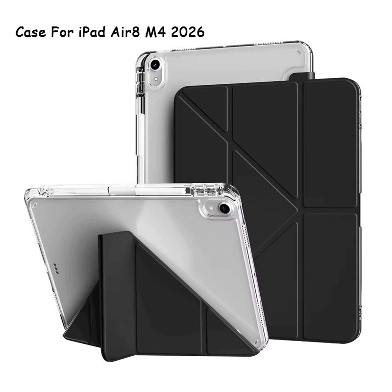 ป้องกันรอบด้าน เคส สำหรับ iPad Air8 M4 2026 Mini6 Mini7 Air7 2025 Air6 2024 Air5 Air4 10.9 Gen10 Gen11 A16 Gen7 Gen8 050