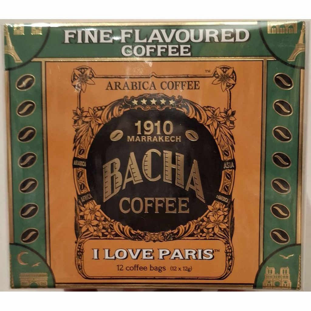 ผลิตภัณฑ์ในภาพคือกาแฟดริปแบบซองของแบรนด์ Bacha Coffee รุ่น Happy Gianduja