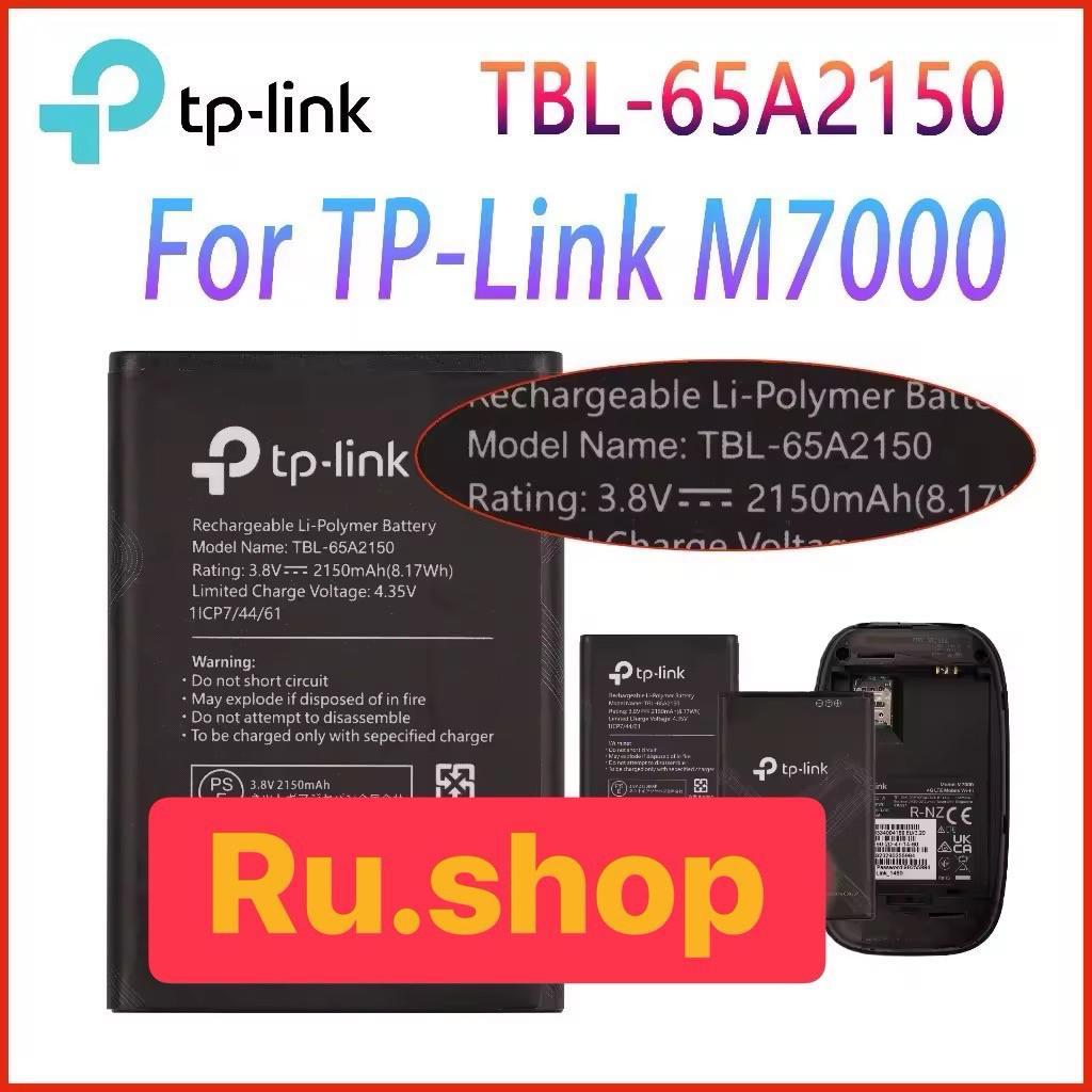 TBL- 65A2150 TP-LINK แบตเตอรี่ TP-LINK M7000 4G LTE Mobile Wi-Fi Original  TBL- 65A2150 2000mAh ประก