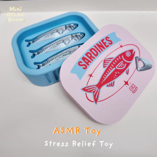 ของเล่นคลายเครียด ASMR ปุ่มกดเสียงเพราะ 3D Print ลายปลากระป๋อง | เสียงคลิกใส (Blue Switch) กดเพลิน ของขวัญสุดครีเอทีฟ