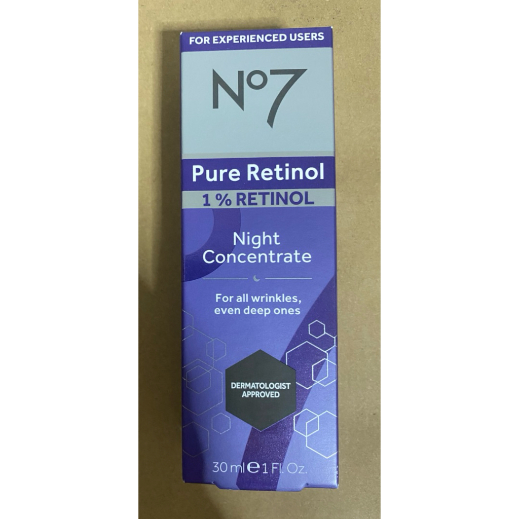 No7 Pure Retinol 1% Retinol ขนาด30ml(ของแท้)