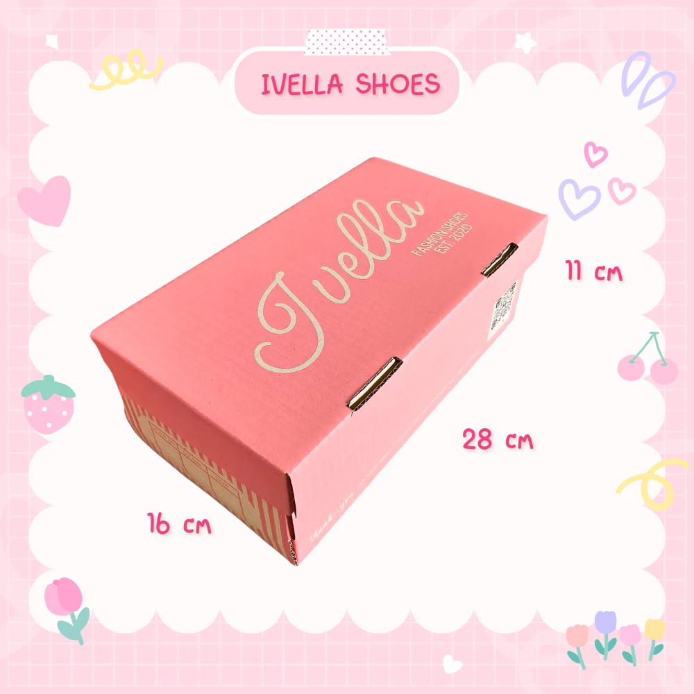 🔥กล่องรองเท้า IVY SHOES จำนวน 1 ใบ (ใส่รองเท้าได้ 1 คู่)