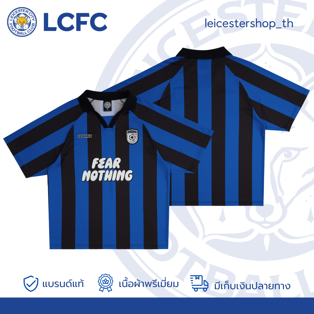 LCFC เสื้อรุ่น Street Jersey V3 13 สีดำกรมท่า