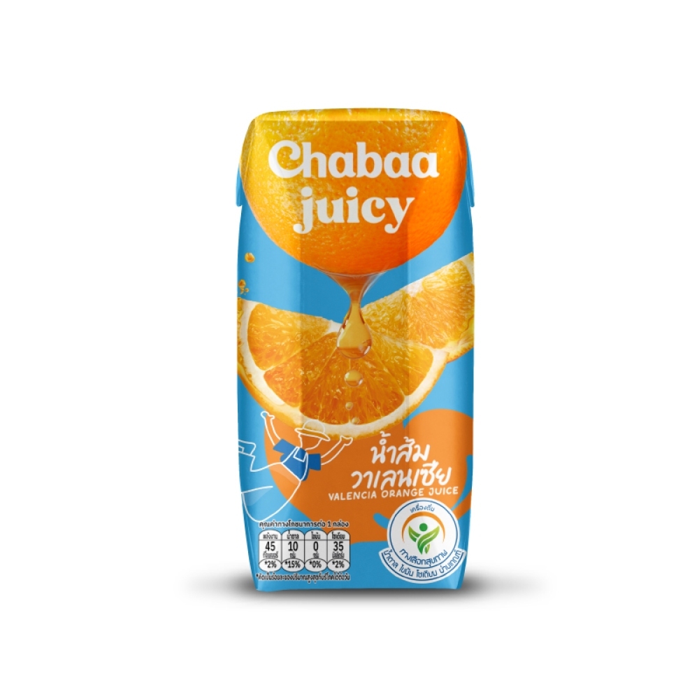 AFBS Chabaa Juicy นํ้าส้มวาเลนเซีย 180มล. #1115739