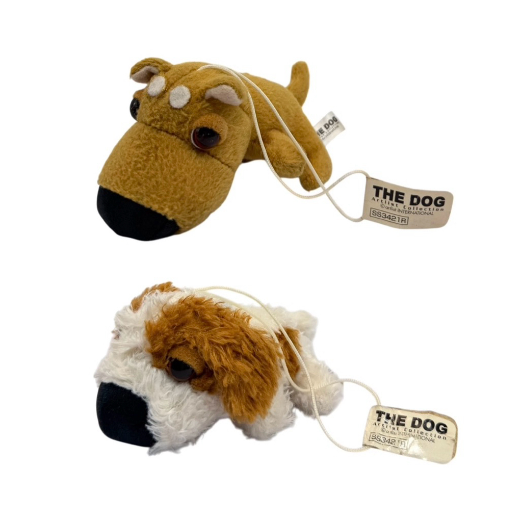 (หายาก!) ตุ๊กตา THE DOG Artlist Collection พวงกุญแจหมาหัวโต มือสองสภาพดี ของแท้จากญี่ปุ่น