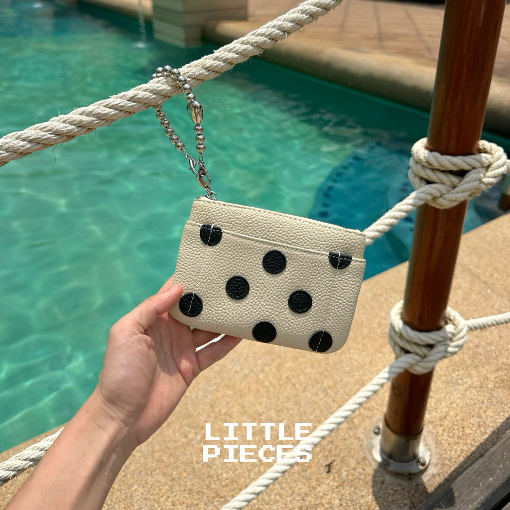 Double zip wallet | *มีสายคล้องมือหัวใจ* กระเป๋าสตางค์ใบเล็ก จุเยอะ กระเป๋าเงินผู้หญิง กระเป๋าใส่บัตร ใส่เหรียญ หนังแท้