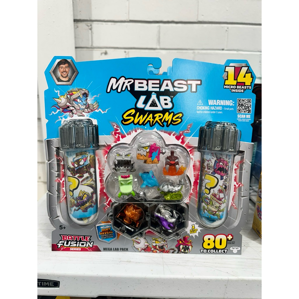 มิสเตอร์บีส MrBeast Lab Swarms Test Tube ในแพคจะมีปีศาจถึง 12 ตัว!! ให้ได้ลุ้นกัน Set คุ้มสุดๆ