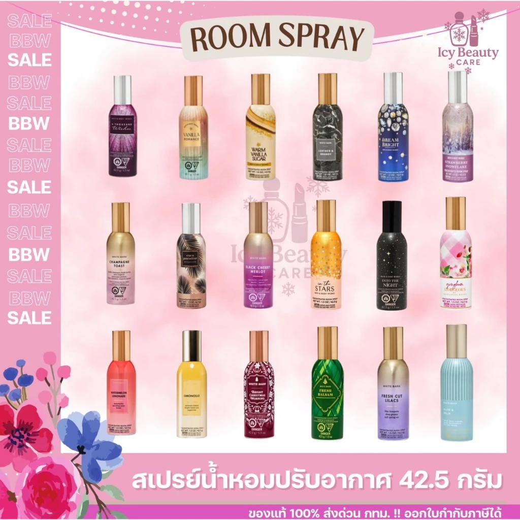 ของแท้Shopไทย/พร้อมส่ง Bath and Body Works Concentrated Room Spray 42.5g. สเปรย์ปรับอากาศ
