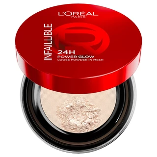LOREALMAKEUP - INFALLIBLE 24H POWER GLOW LOOSE POWDER IN MESH (9.5g) ลอรีอัล ปารีส อินเฟลลิเบิล