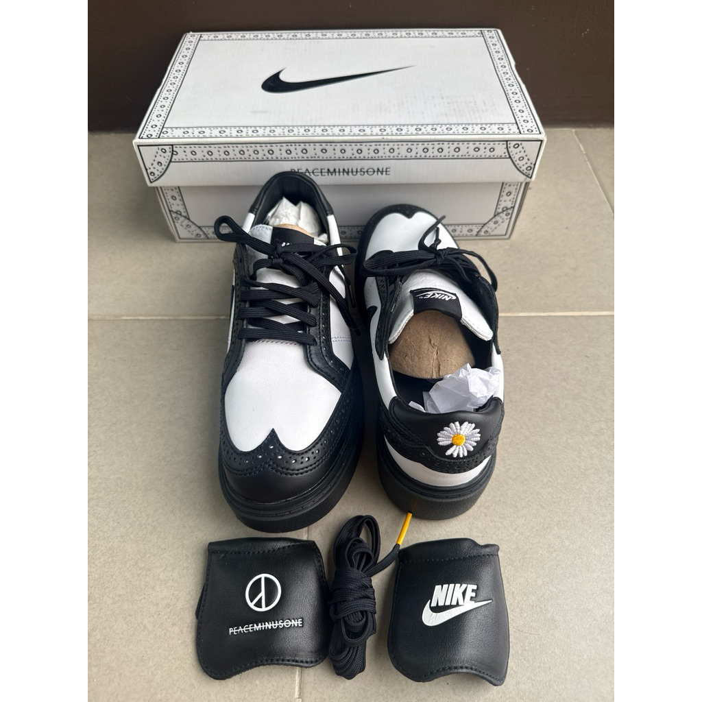 Nike Kwondo 1 G-Dragon Peaceminusone Panda ใส่แค่ลองในร้าน อุปกรณ์ครบ